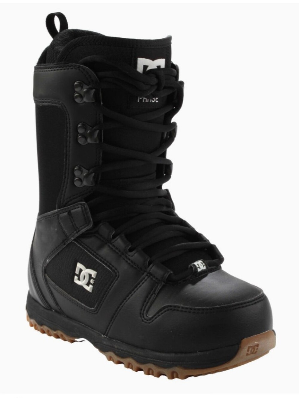 DC Phase Black/Gum Lace-Up Snowboard Boots